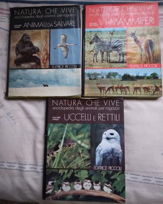 Enciclopedia ragazzi Natura che Vive, anni 60/70