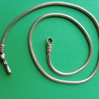 Collana Snake in argento etnica vintage