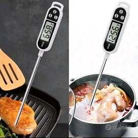 TERMOMETRO DIGITALE  DA CUCINA SONDA CALDO/FREDDO 