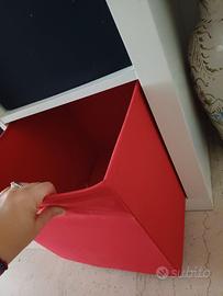 Scatole IKEA per composizioni libreria