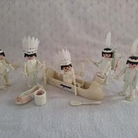 Playmobil color 3619 + 3x indiani extra RARO