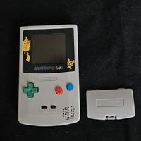 Gameboy Color Grigio IPS LCD Pokemon Nintendo