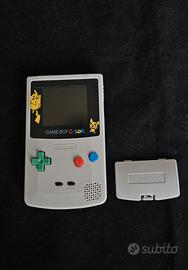 Gameboy Color Grigio IPS LCD Pokemon Nintendo