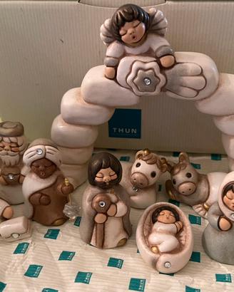 Mini presepe con brillantino e re magi Thun