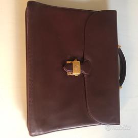 Borsa Cartier Portadocumenti in pelle bordeaux