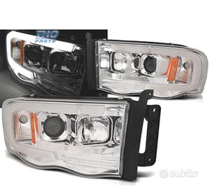 FARI PER DODGE RAM 02-06 CON TUBO LED CROMATO