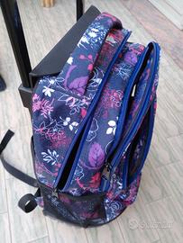 Zaino trolley con schienale e spallacci imbottiti