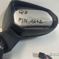 Specchietto retrovisore dx sx audi q3 2022 16 pin