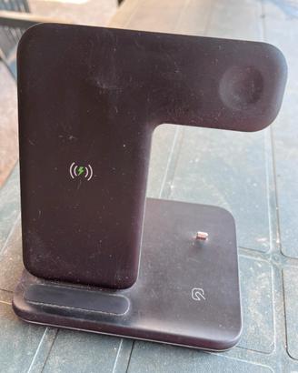 Caricabatterie wireless 3in1
