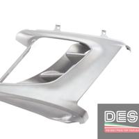 Cover radiatore acqua carbonio opaco Ducati Diavel