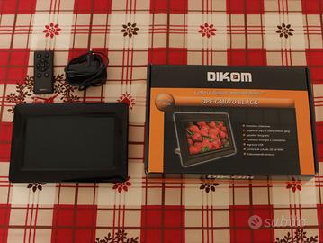 DIKOM CORNICE DIGITALE 7 POLLICI DPF-GM070 BLACK