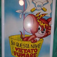 Quadretto con disegno del topo Jerry, con vetro