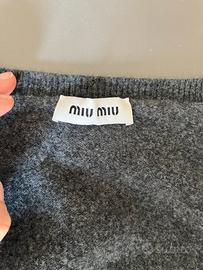 Miu miu cardigan in maglia