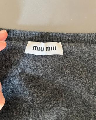Miu miu cardigan in maglia