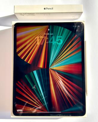 IPad Pro M1 12,9 Wifi 256 Gb + Pencil + 2 Cover