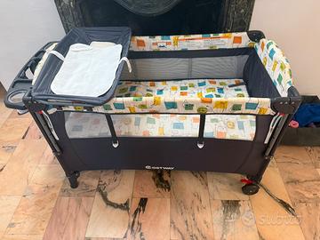 Lettino da viaggio Costway con fasciatoio