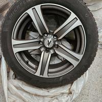 Cerchi in lega 17, pneumatici Michelin alpine 6