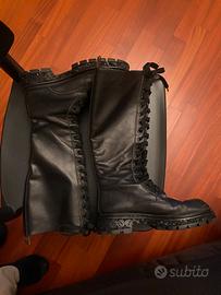 Stivali/Anfibi gamba alta donna pelle LV mis. 40