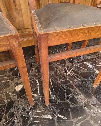 Sedie in legno massiccio