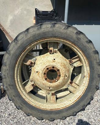 Ruote strette + Flange trattore