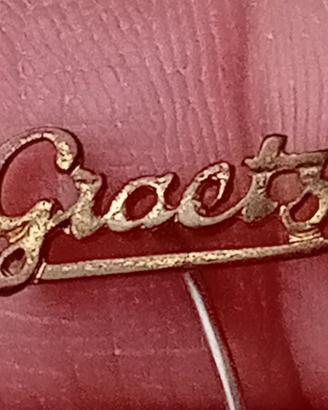 VECCHIA SPILLA DISTINTIVO RADIO GRAETS VINTAGE