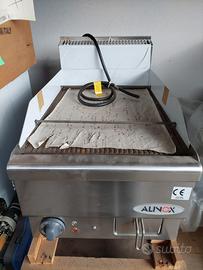 Fry Top elettrico rigato