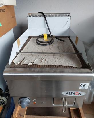 Fry Top elettrico rigato