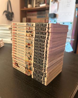 Bakuman manga 1-17 Planet Manga prima edizione