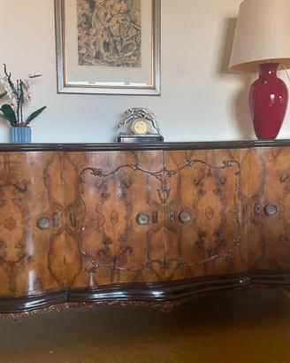 Credenza in radica di nove vintage