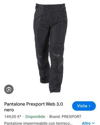 Pantaloni moto donna taglia S (40/42) 4 stagioni