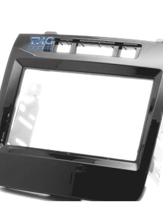 CORNICE NERA LUCIDA RADIO 2-DIN PER VOLKSWAGEN VW 