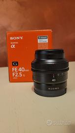 Sony FE 40 mm F2.5 G