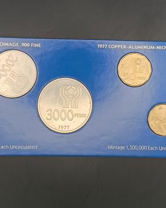 SET MONETE ARGENTINA '78 Coppa del Mondo FIFA - F