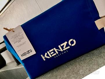 KENZO Trousse  da viaggio in cotone blu