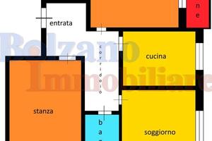 Appartamento di 80 m² con 4 locali e box auto a Bo