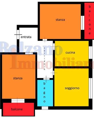 Appartamento di 80 m² con 4 locali e box auto a Bo