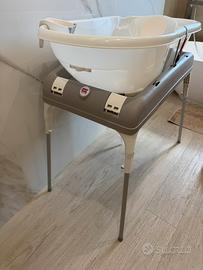 Bagnetto neonato OK BABY vaschetta + cavalletto