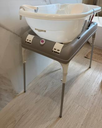 Bagnetto neonato OK BABY vaschetta + cavalletto