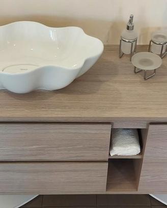 ARREDO BAGNO SMART 121x51 LEGNO NOBILITATO K005
