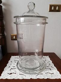 Vaso in vetro porta caramelle