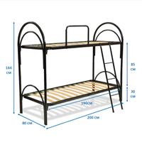 Letto a castello con materassi