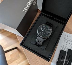 Garmin fenix 7x saphire solar titanio carbonio