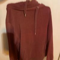 Felpa bordeaux taglia M