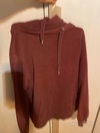 Felpa bordeaux taglia M