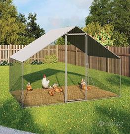 Pollaio in acciaio 3 m x 2m x 2m 