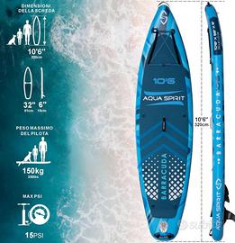 Sup 10’6” acqua spirit barracuda