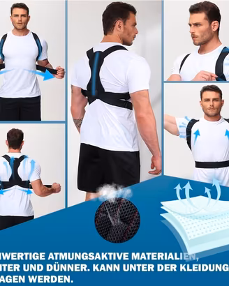 correttore posturale per la schiena 