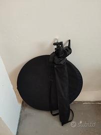 Pannello pieghevole Green Screen con supporto