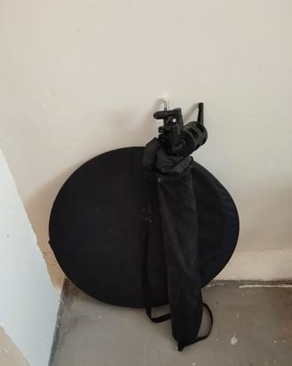Pannello pieghevole Green Screen con supporto