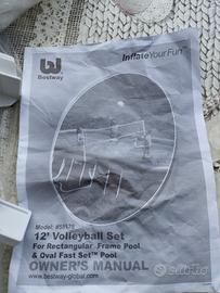 Rete da pallavolo per piscina esterna